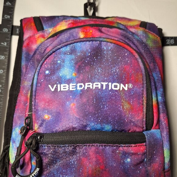 Vibedration Hydration Backpack w/o bladder - purple red galaxy - Used main image 10